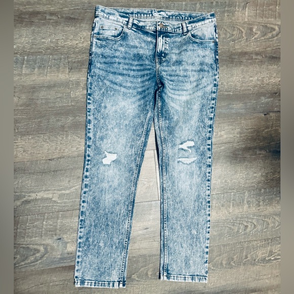 Wonder Nation Stonewashed Denim- 16 Slim HUSKY - Picture 10 of 16